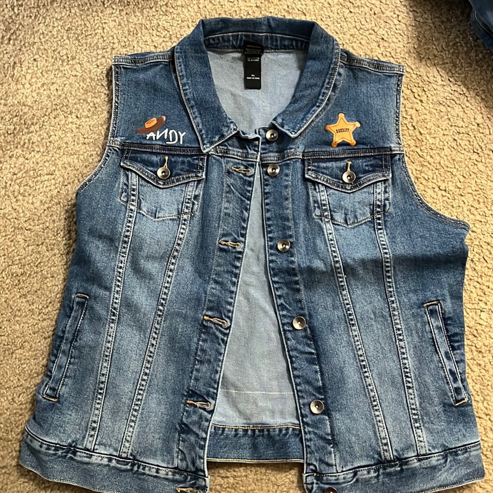 Toy story her universe denim vest